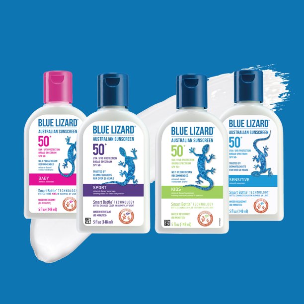 blue lizard brand sunscreen